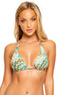 Luli Fama Untamed Triangle Halter Top